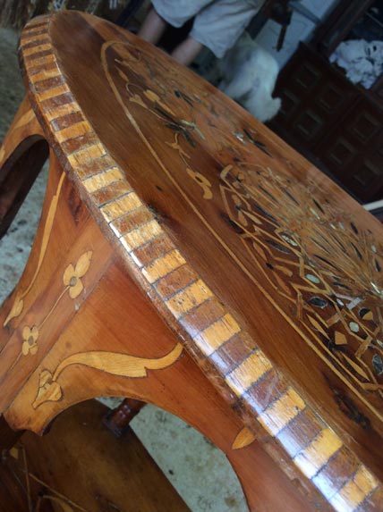 Inlaid coffee table7