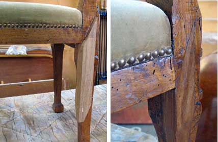 Antique Furniture - Italian Chair Restoration4