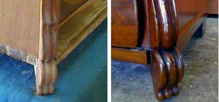 Furniture Restoration - Biedermeier Chest2