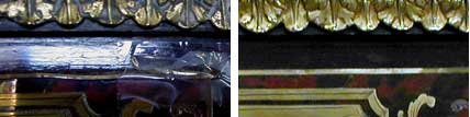 Antique Furniture - Ebony Boulle Cabinet Restorating3