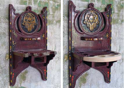 Judaica |  Chanuka Lamp | Restoration | Jeremy Zetland 2