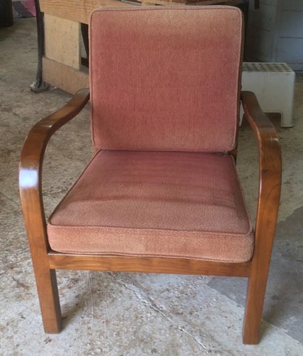1960's German easy chair - Restoration Jeremy Zetland1